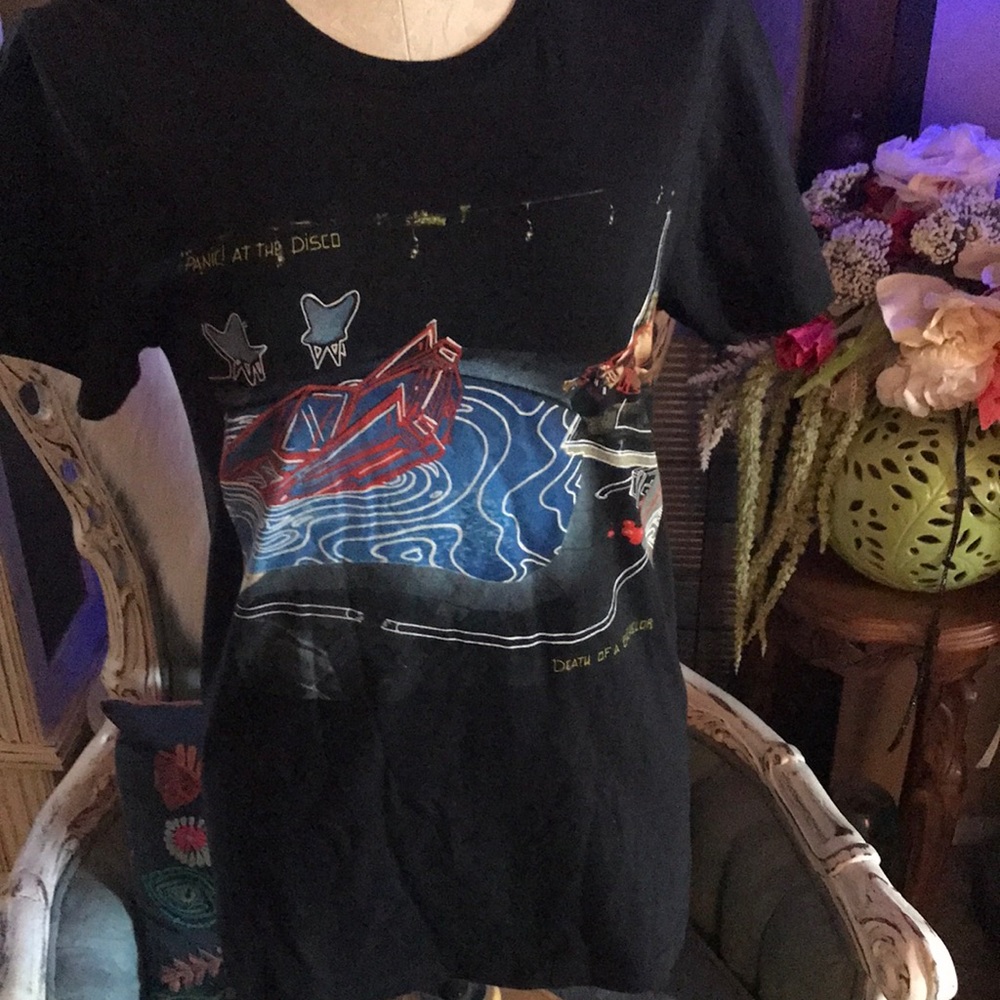 Panic At The Disco Death of a Bachelor t-shirt Adult Small Black 2016